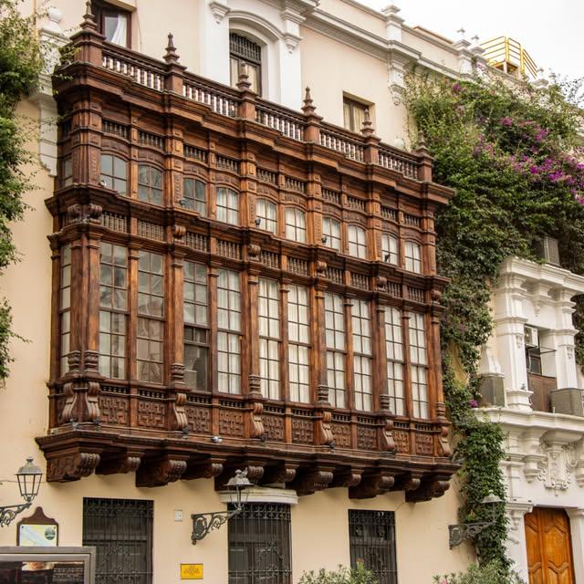 Balcones coloniales del Centro Histórico